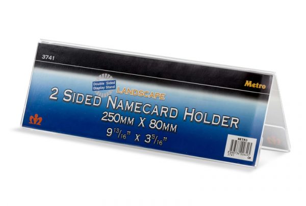 METRO 3741 A-SHAPE 2 SIDEDE NAMECARD HOLDER