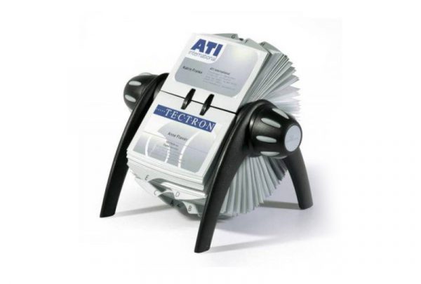 Durable VISIFIX® FLIP 2417 Rotary Business Card Holder