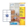 Avery BlockOut™ Parcel Labels L7173B-100 99.1 x 57 mm, Laser, white