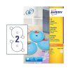 Avery CD Labels L7676-100 117 mm, Laser, Matt