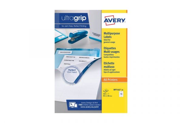 Avery Multipurpose Labels MP7163-40 99.1 x 38.1 mm, permanent - Image 2