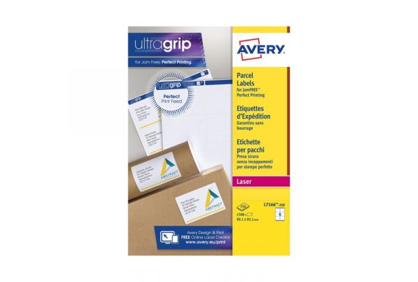 Avery Parcel Labels L7166-250 99.1 x 93.1 mm, Laser, white - Image 2