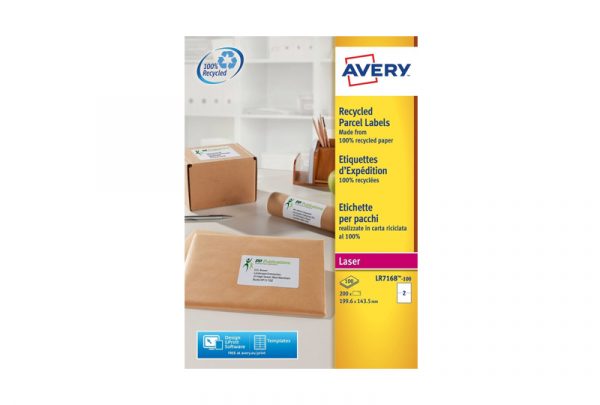Avery Parcel Labels L7168-250 199.6 x 143.5 mm, Laser, white - Image 2