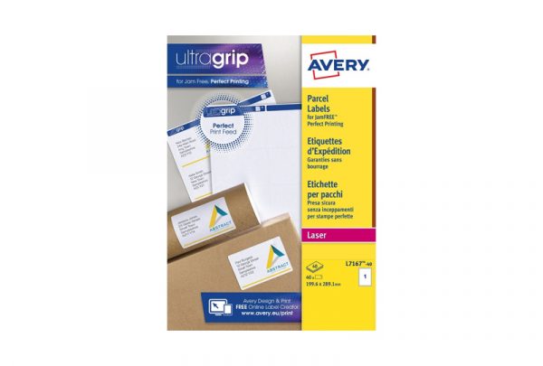 Avery Parcel Labels L7167-250 199.6 x 289.1 mm, Laser, white - Image 2