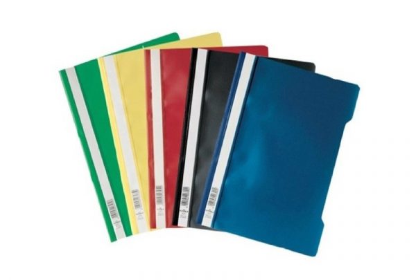 Durable 2570 Clear View Folder with Index Strip Extra Wide A4 - Image 2