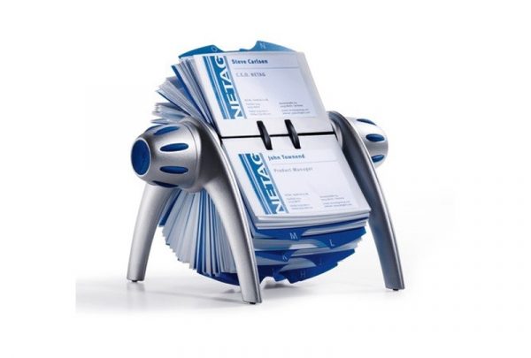 Durable VISIFIX® FLIP 2417 Rotary Business Card Holder - Image 2