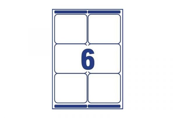 Avery Parcel Labels L7166-250 99.1 x 93.1 mm, Laser, white - Image 3