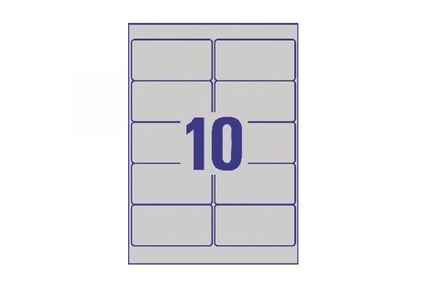 Avery Resistant labels L6012-20 96 x 50.8 mm, B/W Laser, permanent - Image 3