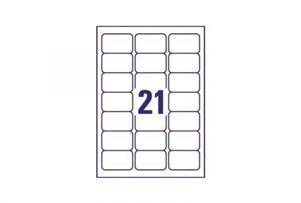 Avery Address Labels L7160-100 Quickpeel 63.5 x 38.1 mm, Laser - Image 3