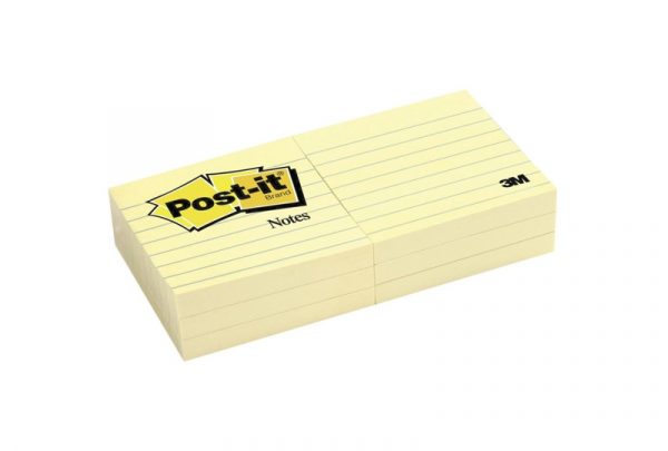 3M-630SS Post-It Notes Lined