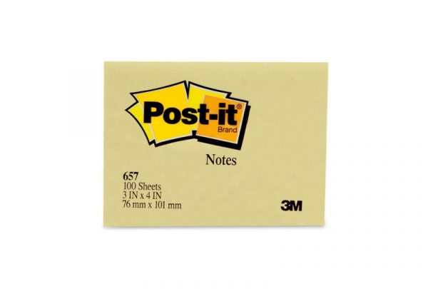 3M 3M-657YL Post-it Notes