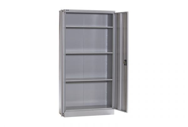 RXL101SW Full Height Office Cupboard with 3 adjustable shelves - Image 2