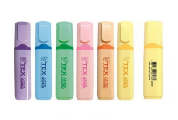 TEX Highlighter Liter Pastel 118
