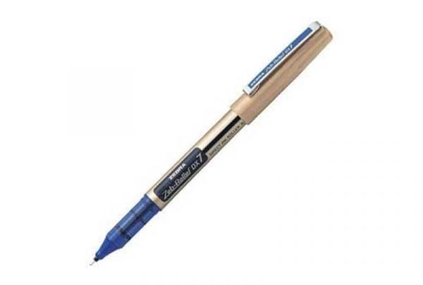 Zebra Dx7 Roller Ball Pen - Fine, 0.7mm, Blue