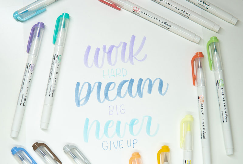 Mildliner Double Ended Brush Pen