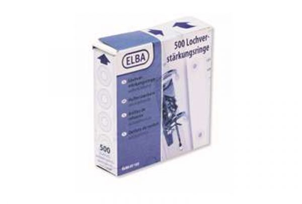 Elba Reinforcement Rings, 100 Pieces Per Pack, 07103
