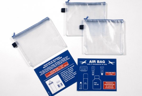 Air Bag ZIP envelopes for liquid on board