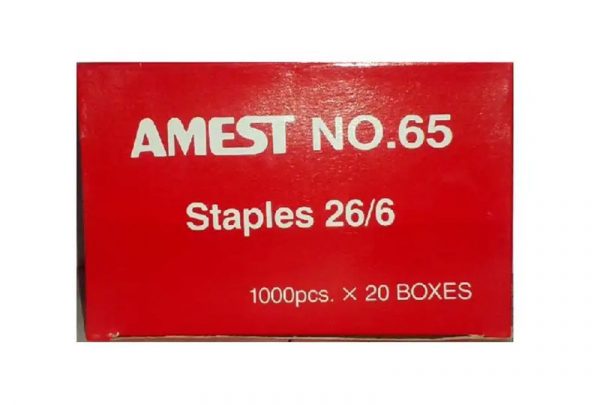 Amest Stapler Pin No 65 26/6 (20pcs/pack)
