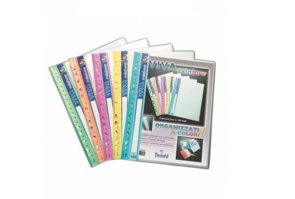 VIVA rainbow multi-punched display folder