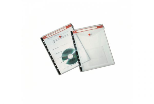 CLICK' N File Jumbo multi-punched envelope folder