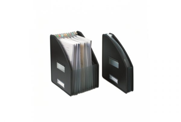 Desk expanding file document holder