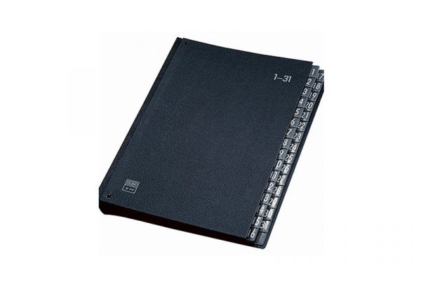 Elba desk file 42418 A4 1-31 black 32 Compartment