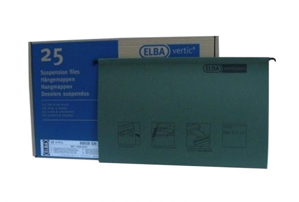 Elba Suspension File Fs, 25/box, Green