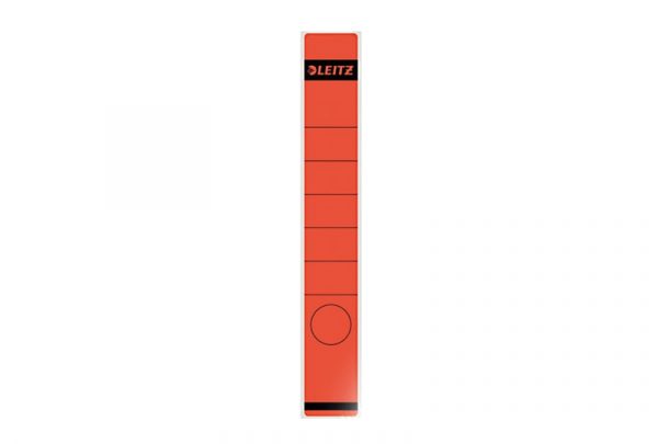 Leitz Spine Label-red-long-narrow