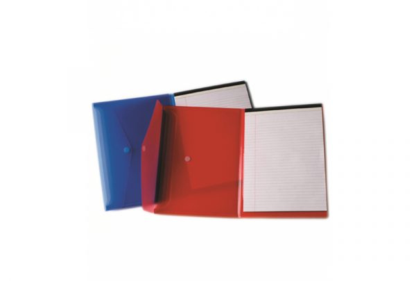 Notepad holder with multi-pocket envelope