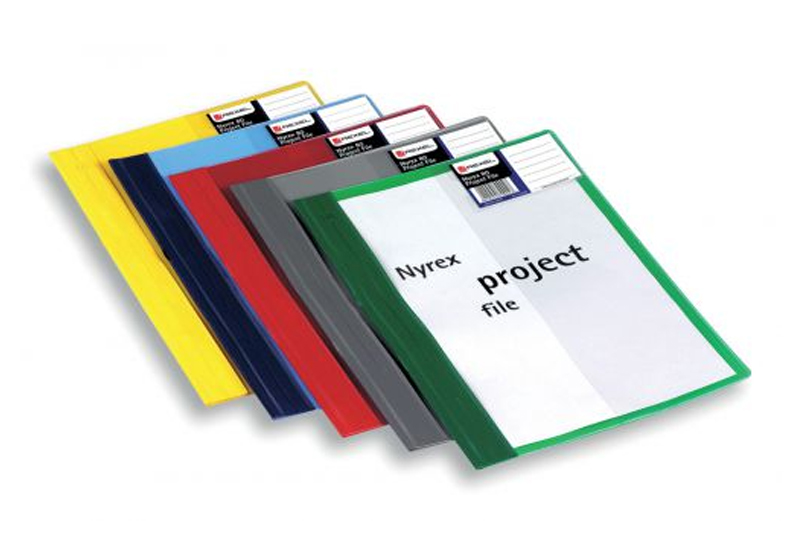 Rexel Nyrex 80 Project File A4 Blue (Pack of 5)