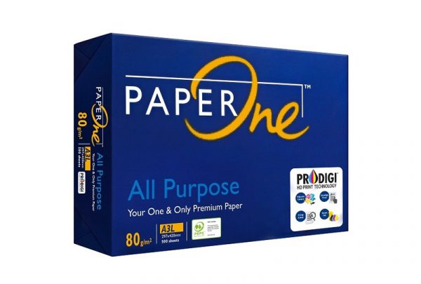 PaperOne All Purpose A3 80 GSM Premium Copy Paper, Pack of 500 sheets